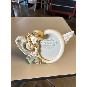 Vintage Angels Among Us Picture Frame Samaco Betty Singer 3.5"x5"